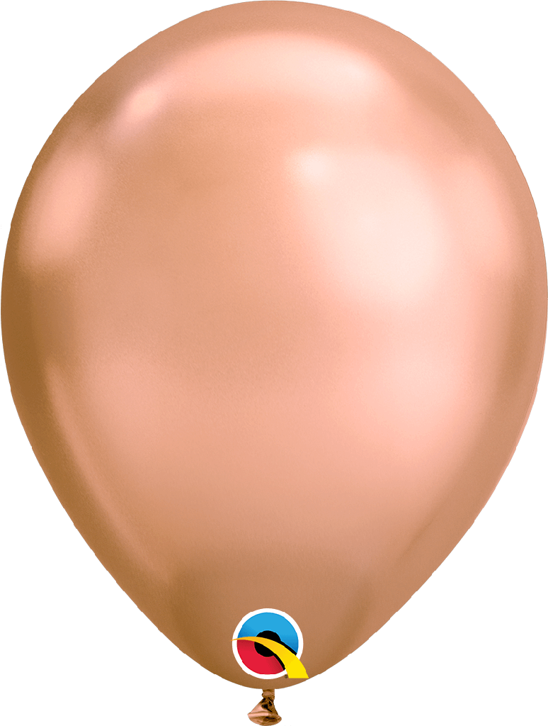 Globo 12" Latex Oro Rosa Chrome C/1