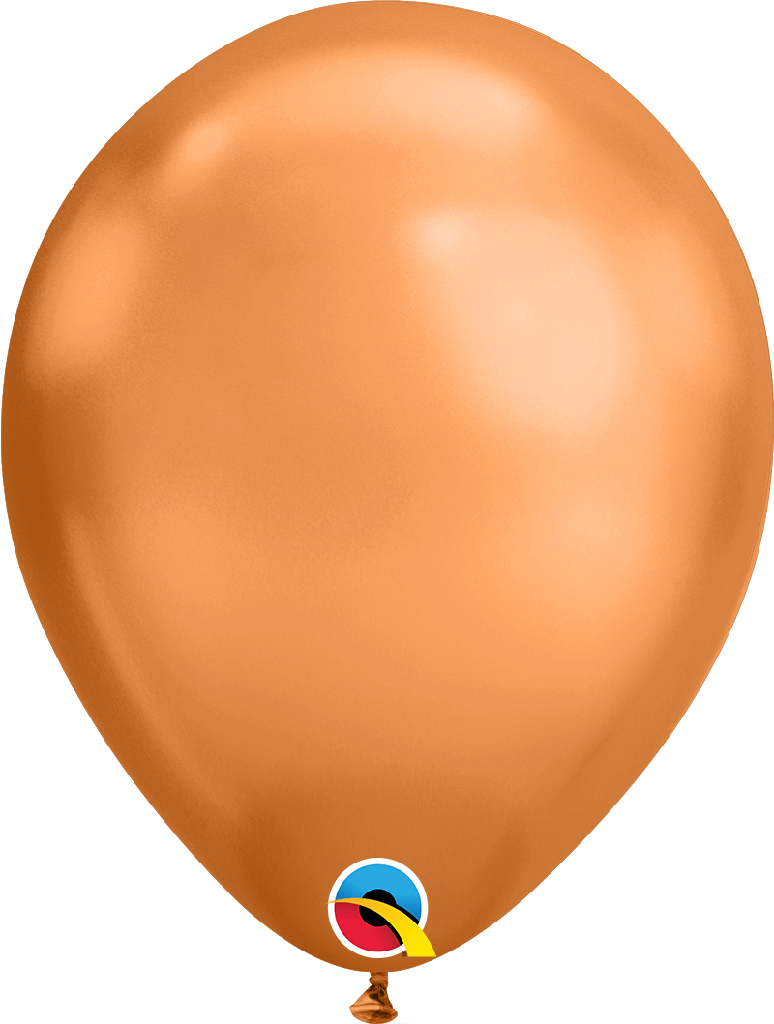 Globo 12" Latex Cobre Chrome C/1