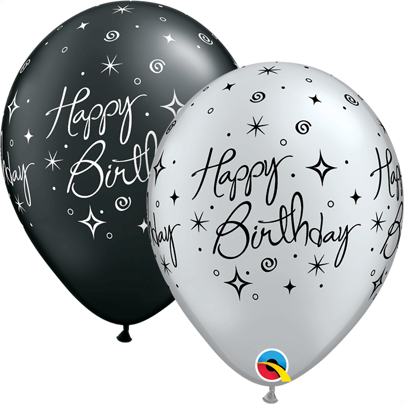 Globo 12" Destellos y Remolinos C/1