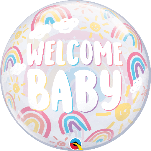 Bubble 22" Welcome Baby Arcoiris C/1