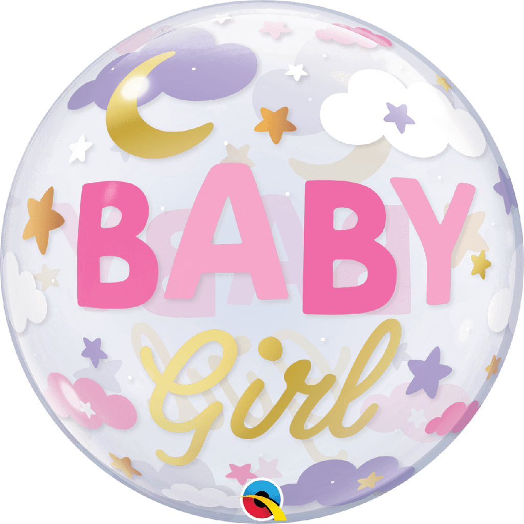 Bubble 22" Baby Girl Lunas y Estrellas C/1