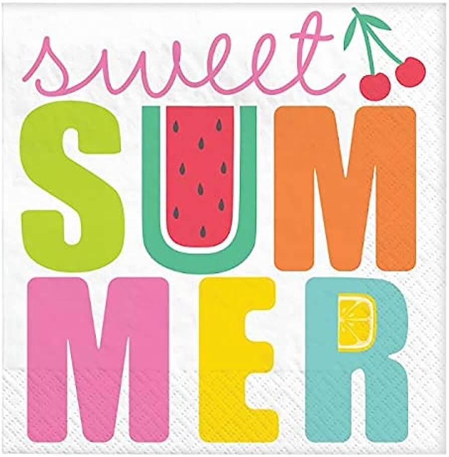 Servilleta G Sweet Summer C/16