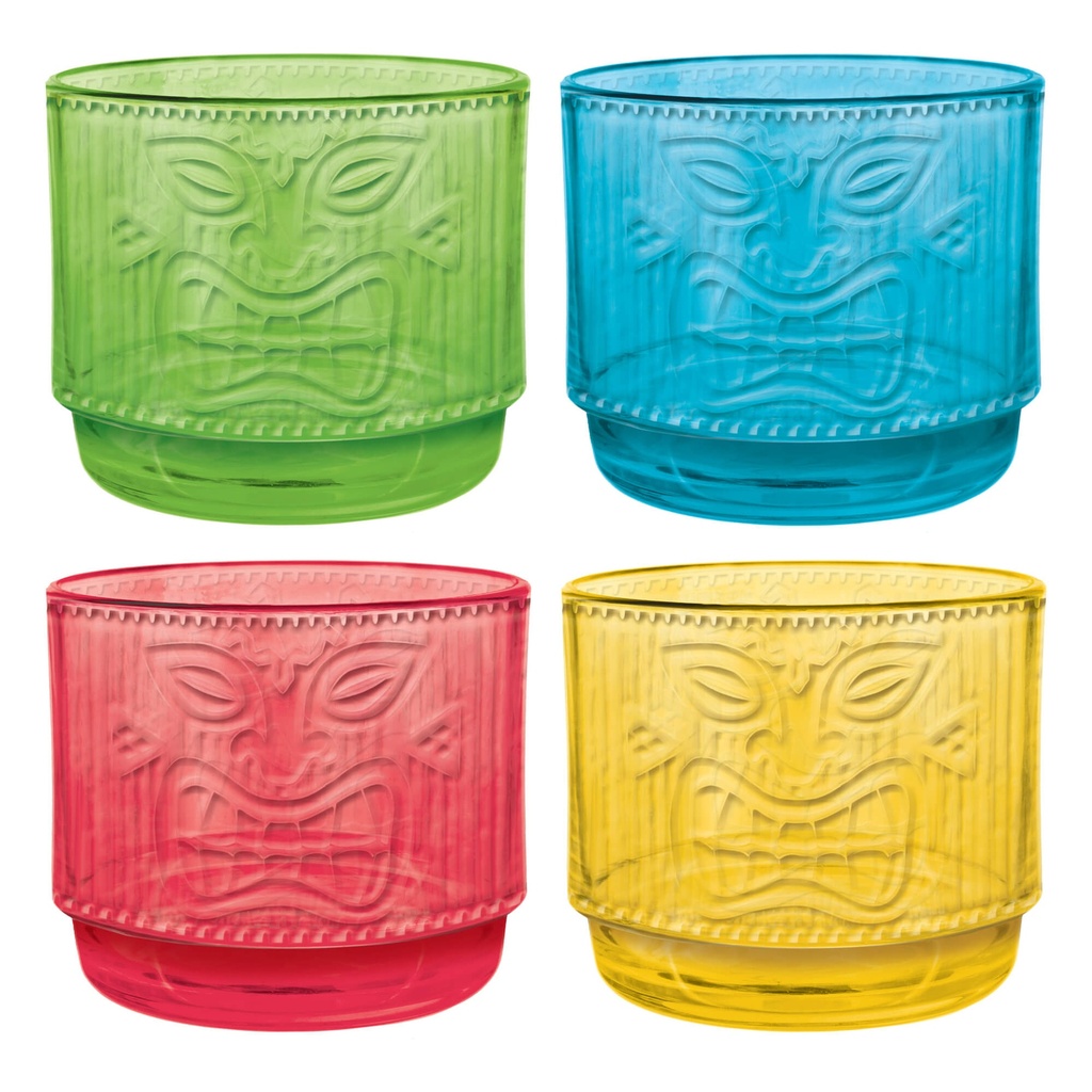 Vaso 12OZ Tiki C/4