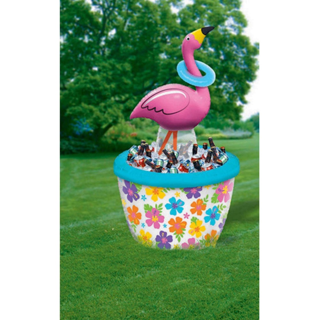 Hielera Infable Flamingo C/1