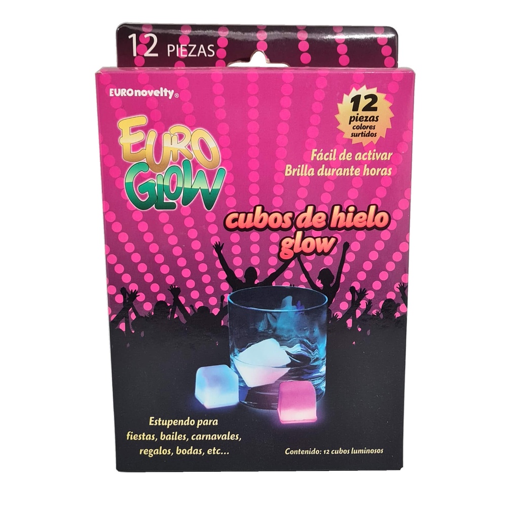 Cubos De Hielo Glow C/12