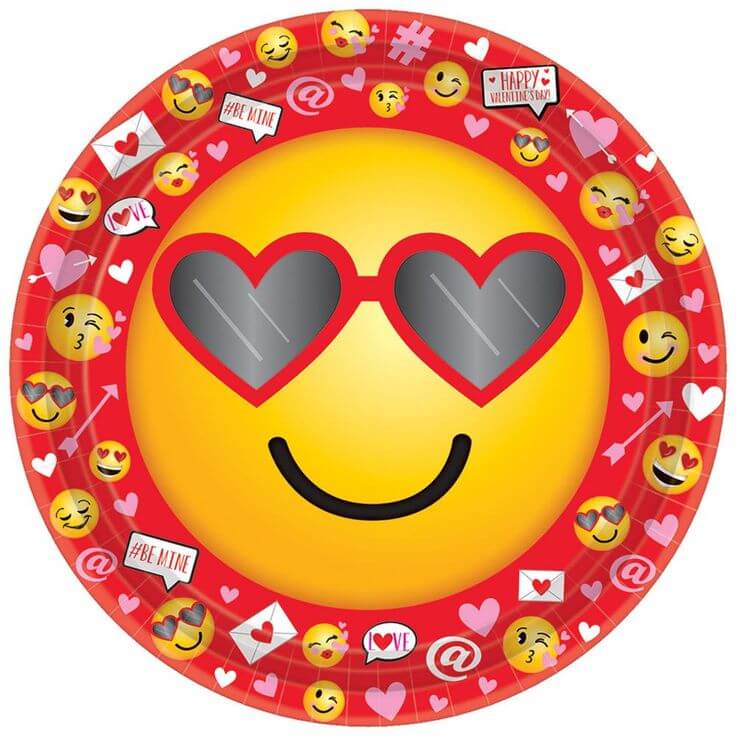 Plato 7" Emoji Valentine C/18