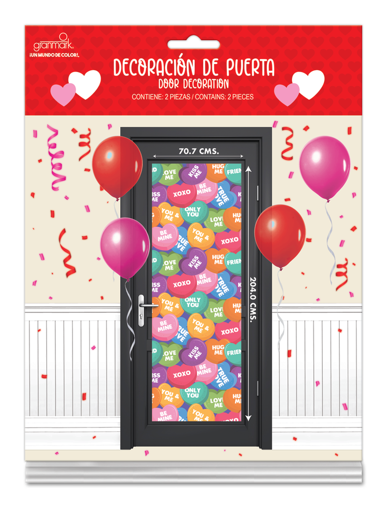 Decoracion De Puerta Amor C/1