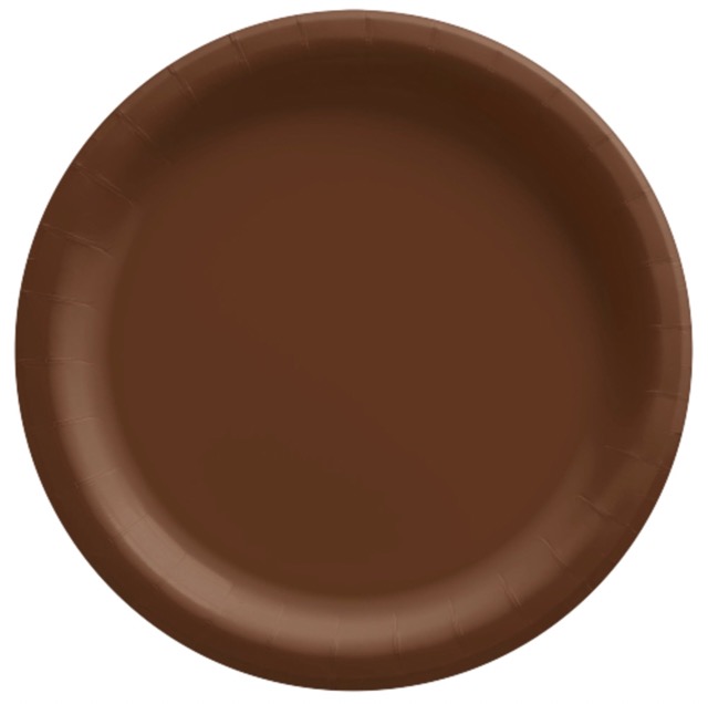 Plato 7" Carton Chocolate C/20