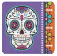 Servilleta Ch Day Of The Dead C/16