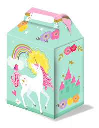 Caja Dulcera Chica Unicornio C/6