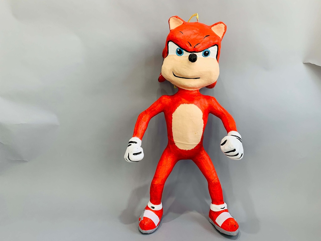 Piñata Figura CH Erizo Rojo C/1