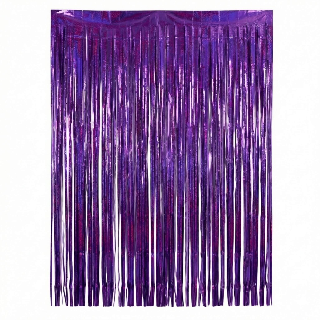 Cortina Holografica Morada C/1