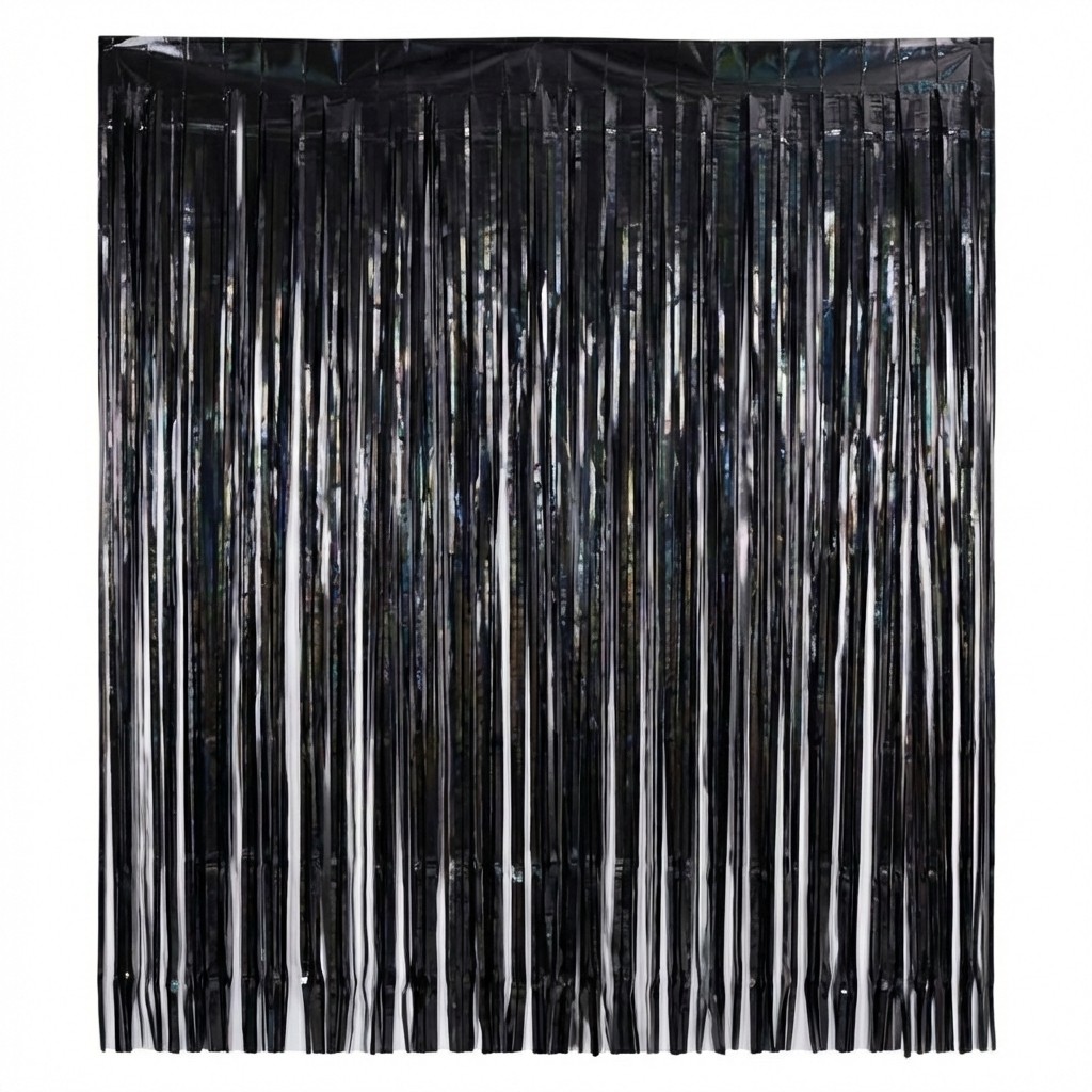 Cortina Holografica Negra C/1