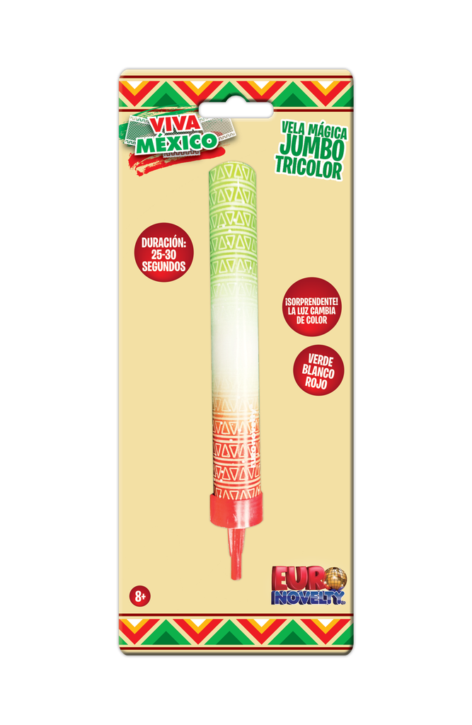 Vela Magica Jumbo Tricolor C/1