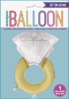 Globo 36" Anillo Diamante