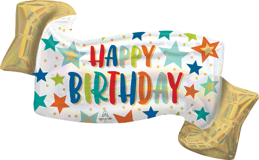 Globo 36" Happy Birthday Banner