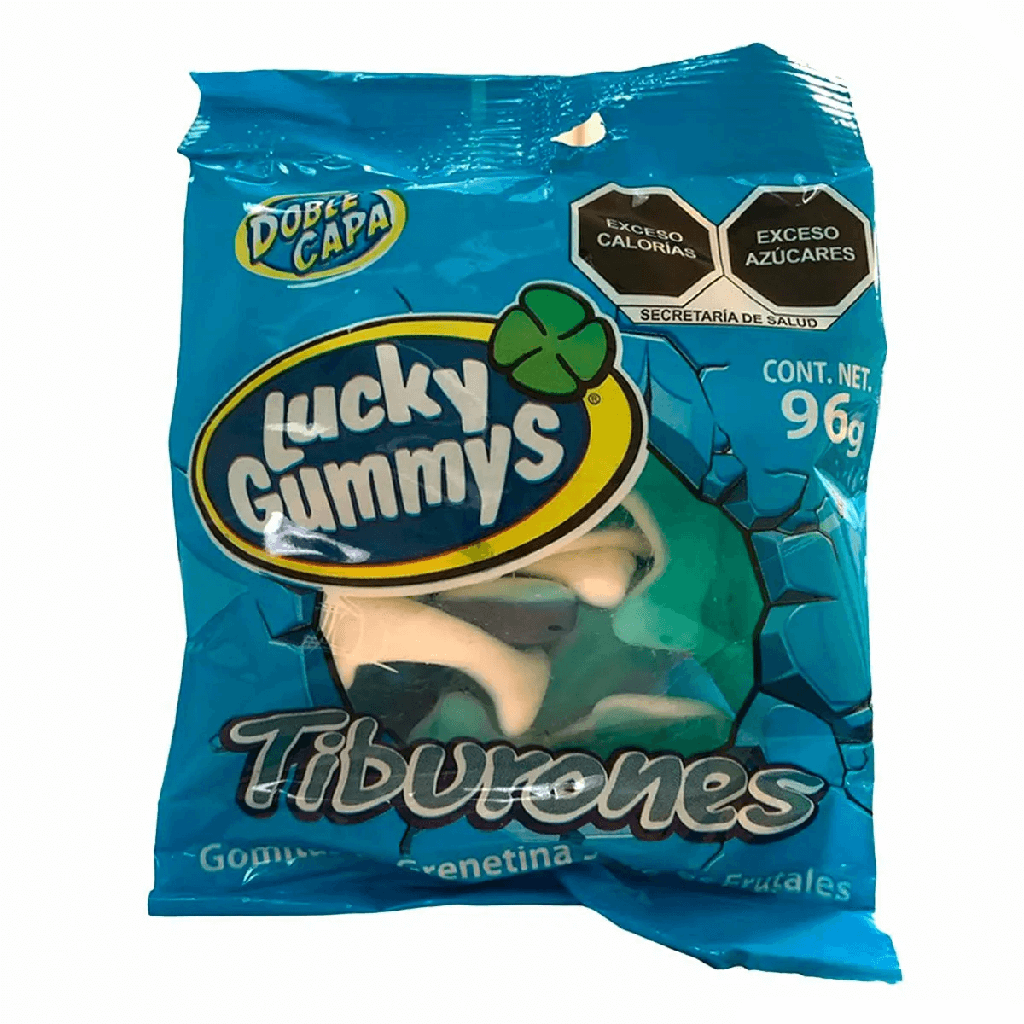 Lucky Gummys Tiburones C/96g