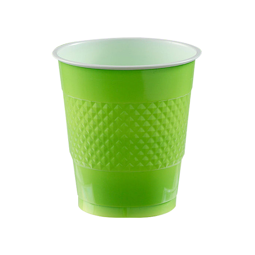 Vaso Plastico 12oz Verde Kiwi C/20