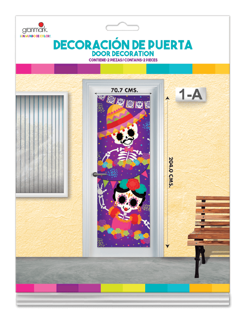 Decoracion Para Puerta Catrina C/1