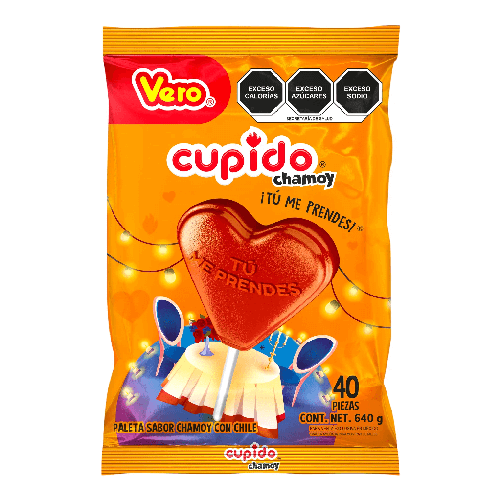 Paleta Cupido Chamoy C/40