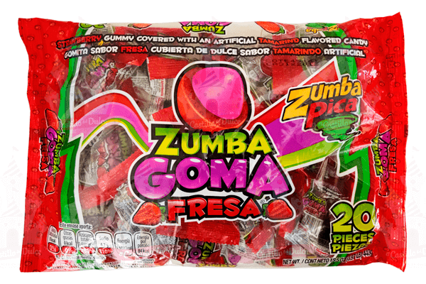 Zumba Goma Fresa C/20