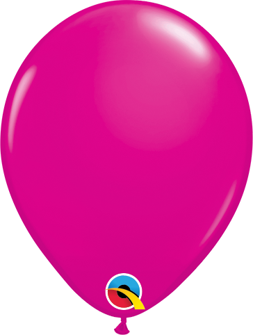 Globo 5" Cereza Intenso C/1