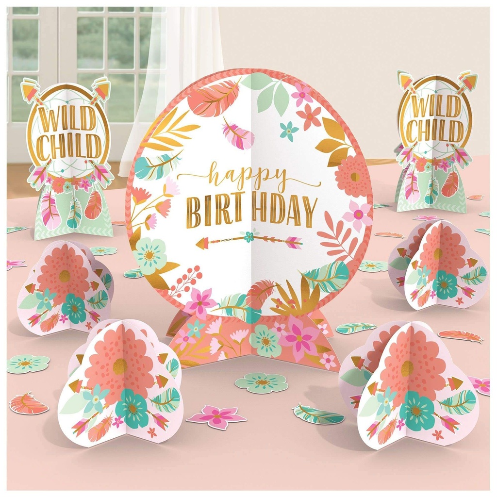 Table Decorating Kit Boho Bday