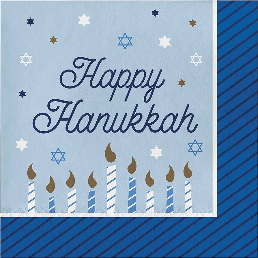 Servilleta G Hanukkah Celebration C/16