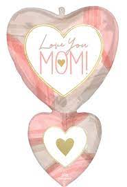 Globo 36" Corazon Love You Mom C/1