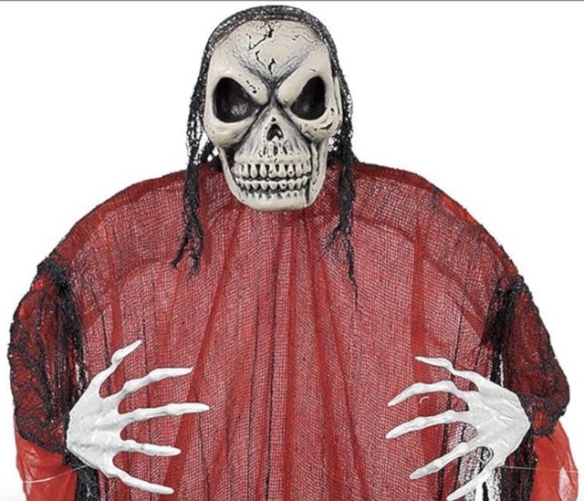 Calavera Parca Rojo C/1