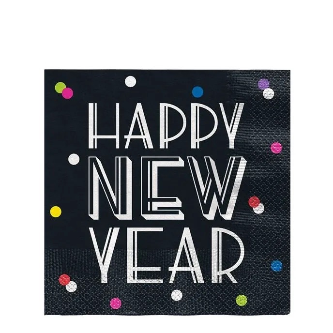 Servilleta G Neon Dots NY C/16