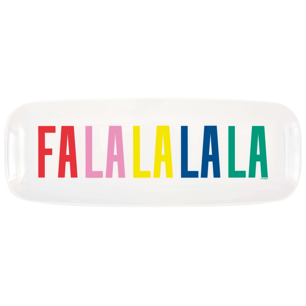 Charola Rectangular Vibrant Christmas C/1