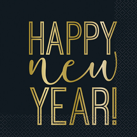 Servilleta G Roaring New Years C/16