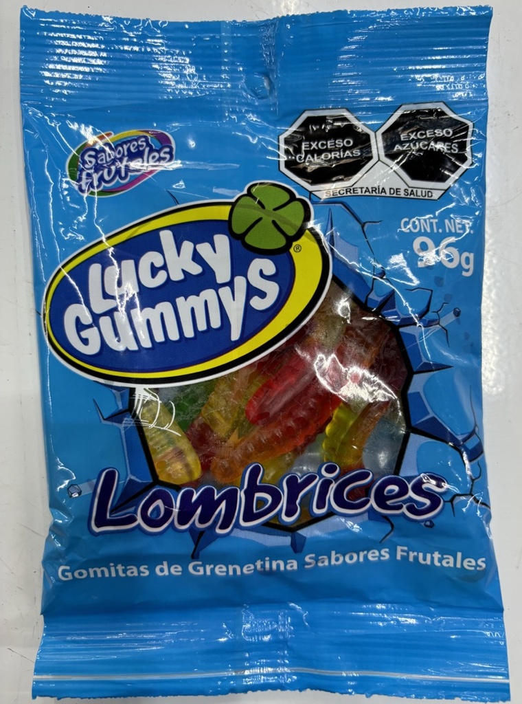 Lucky Gummys Lombrices C/96g