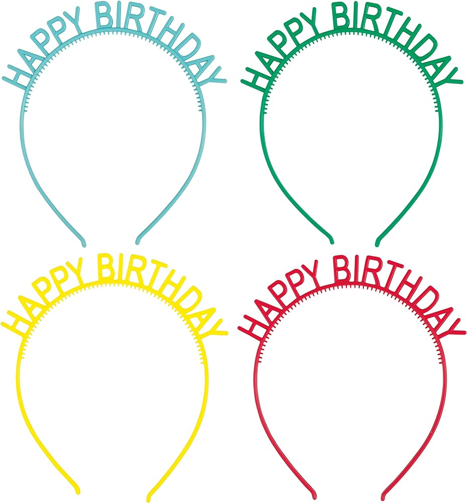 Diademas Cheerfull Happy Birthday C/4