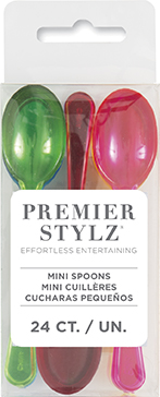 Mini Spoons Neon C/24