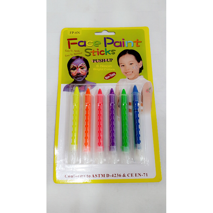 Crayolas Neon Face Pint C/6
