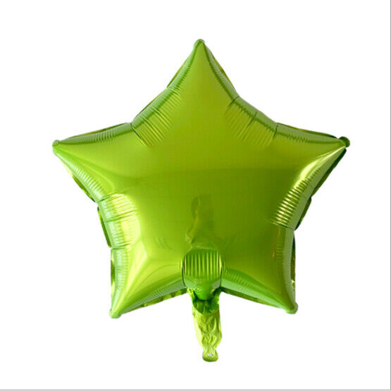 Globo 4" Estrella Verde Kiwi C/1