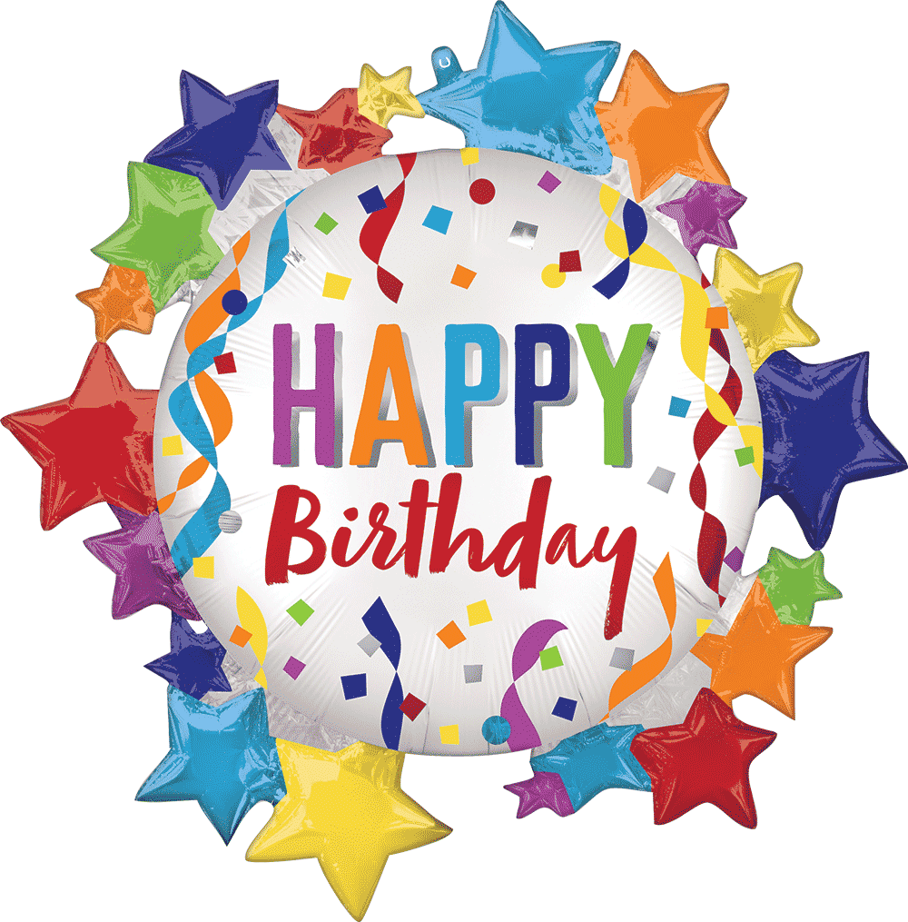 Globo 36" Birthday Star C/1
