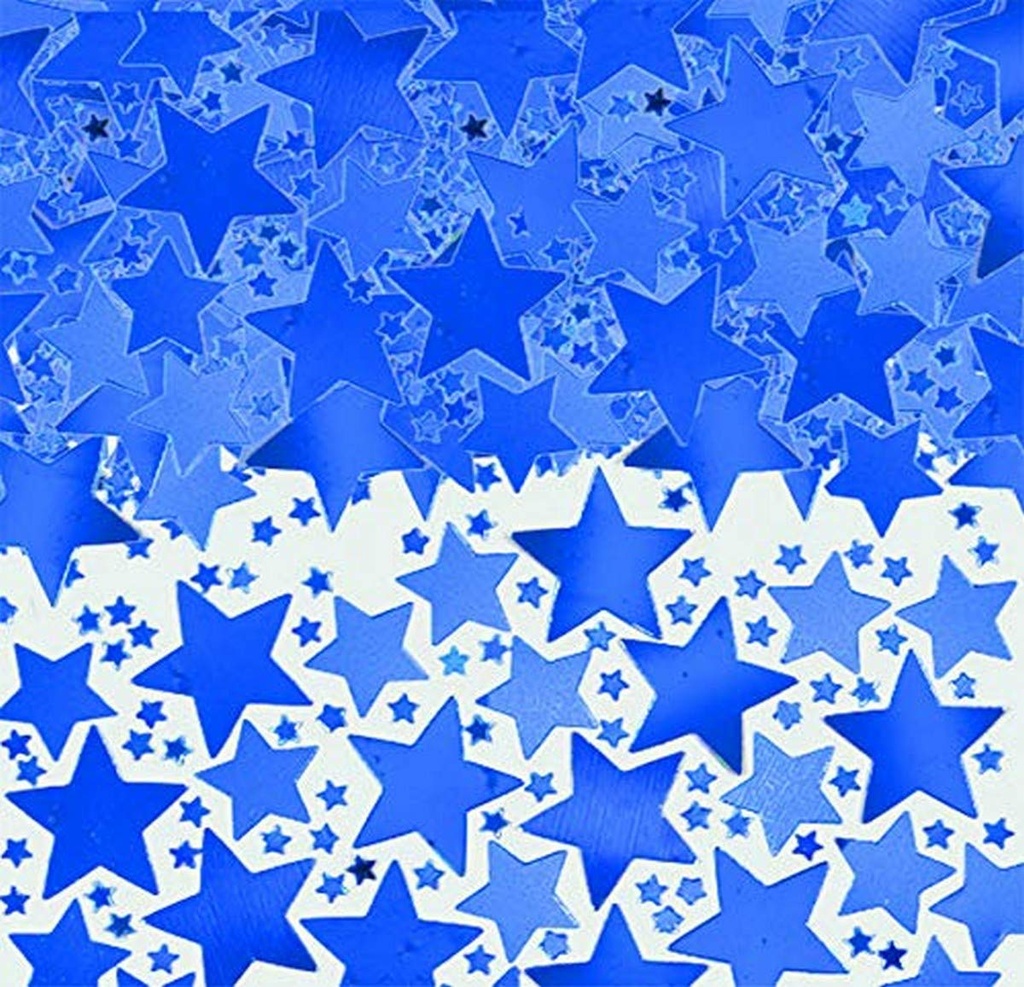 Confetti Estrellas Azul Rey 2.5 Oz