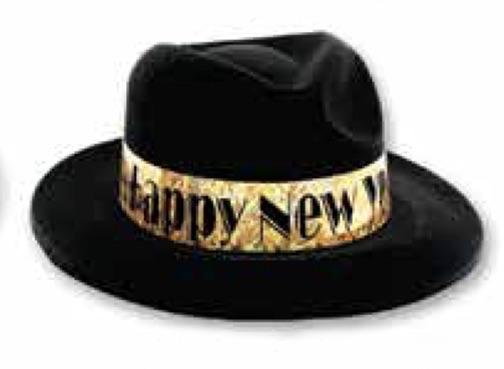 Sombrero Fedora Velour HNY C/1