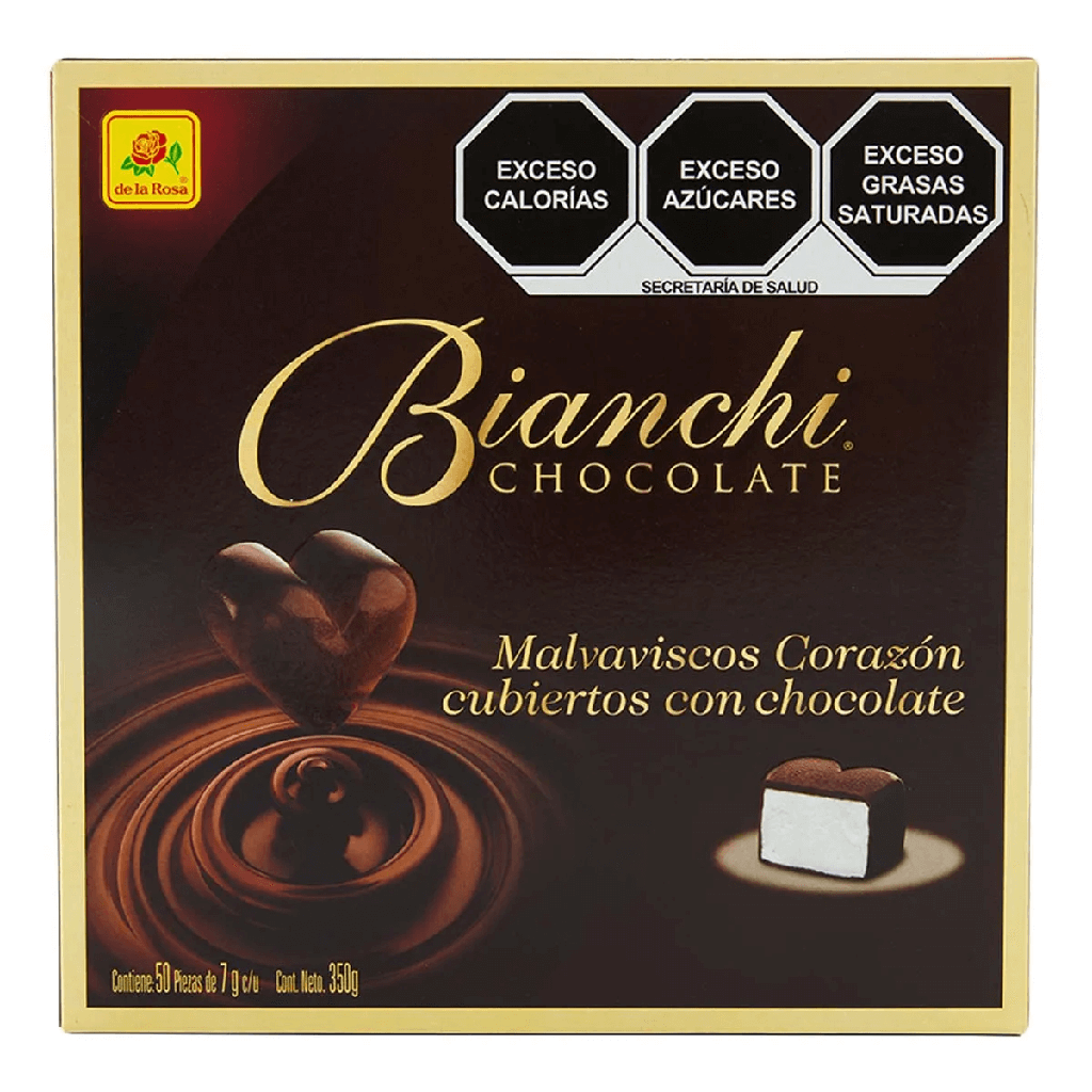 Bianchi Malvavisco Corazon C/Chocolate C/350g