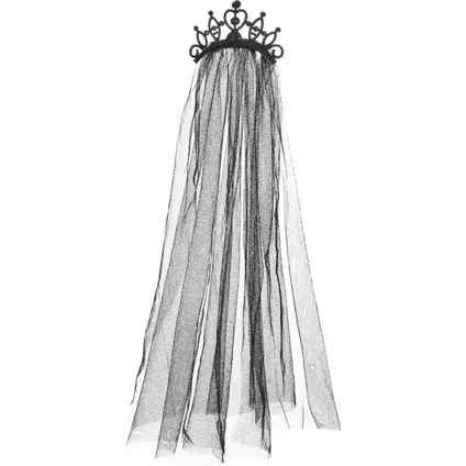 Tiara with Black Veil C/1