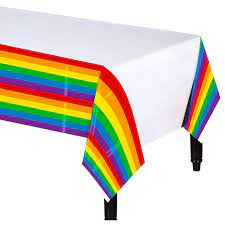 Mantel De Plastico Rainbow  C/1