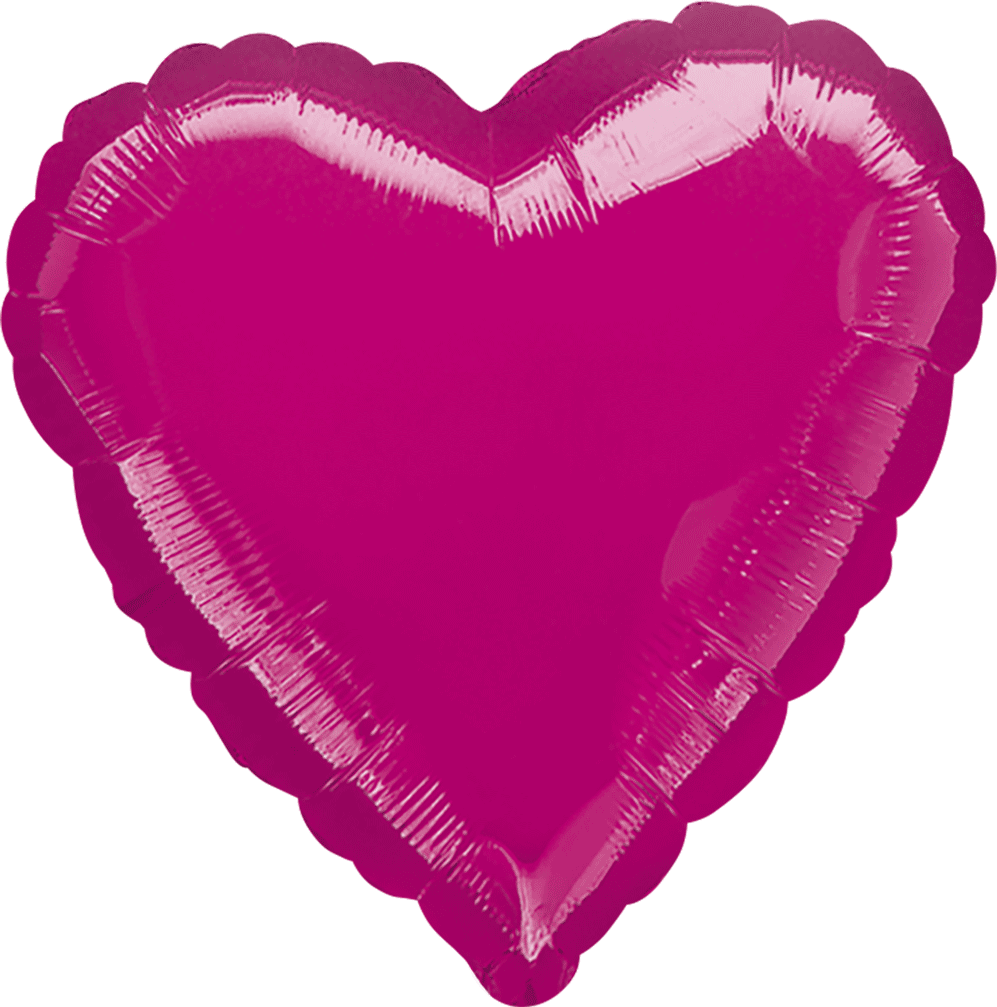 Globo 18" Corazon Magenta C/1
