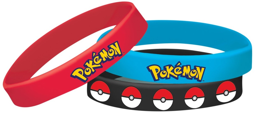 Pulseras Pokemon C/6