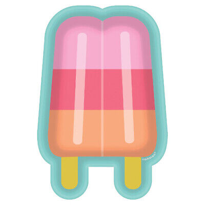 Plato 7" Figura Paleta De Hielo C/8