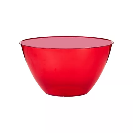 Bowl Plastico Rojo C/1