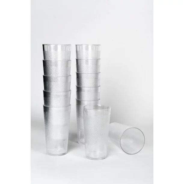 Vaso Plastico 12oz Transparente C/25