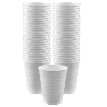 Vaso 18oz Blanco C/25